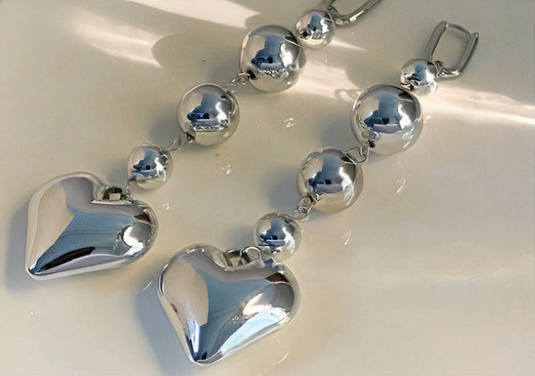 Vintage Silver Plate Earrings