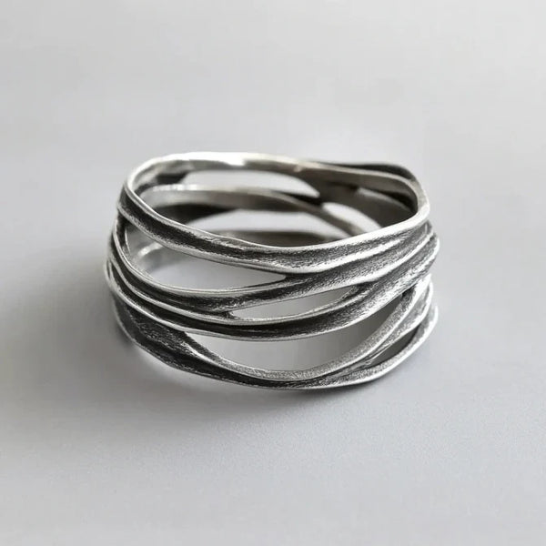 Vintage Silver Layer Ring