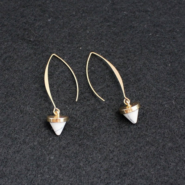 Vintage Turquoise Diamond Earrings