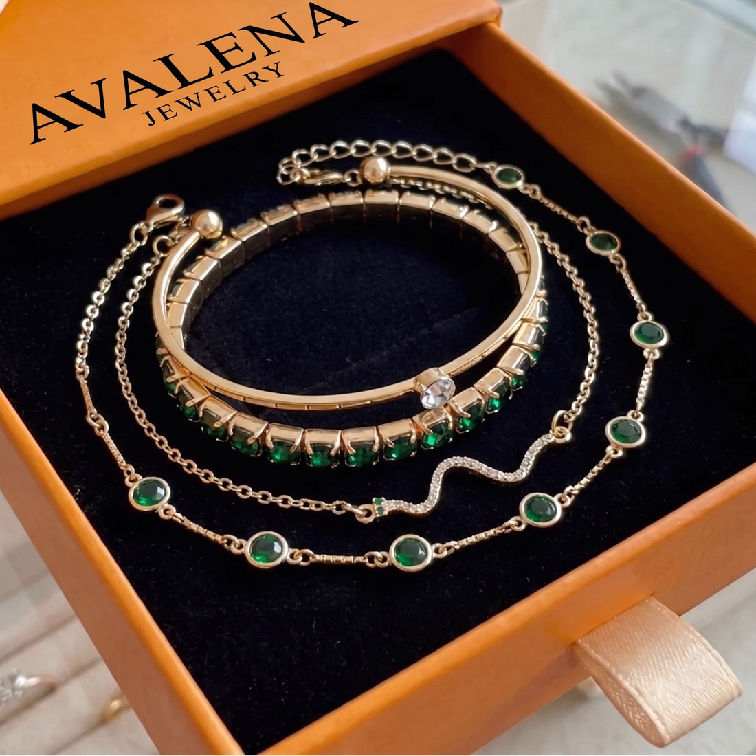 Sorina Feldwyn Bracelet Set | Gold