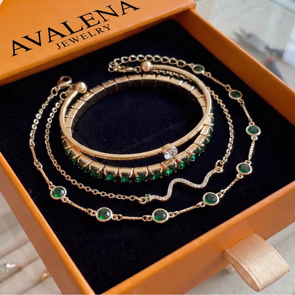 Sorina Feldwyn Bracelet Set | Gold