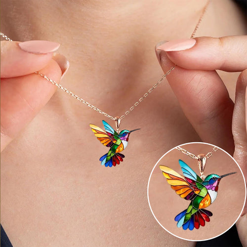 Beautiful Hummingbird Necklace with Bonus Earrings | Limited Time Offer