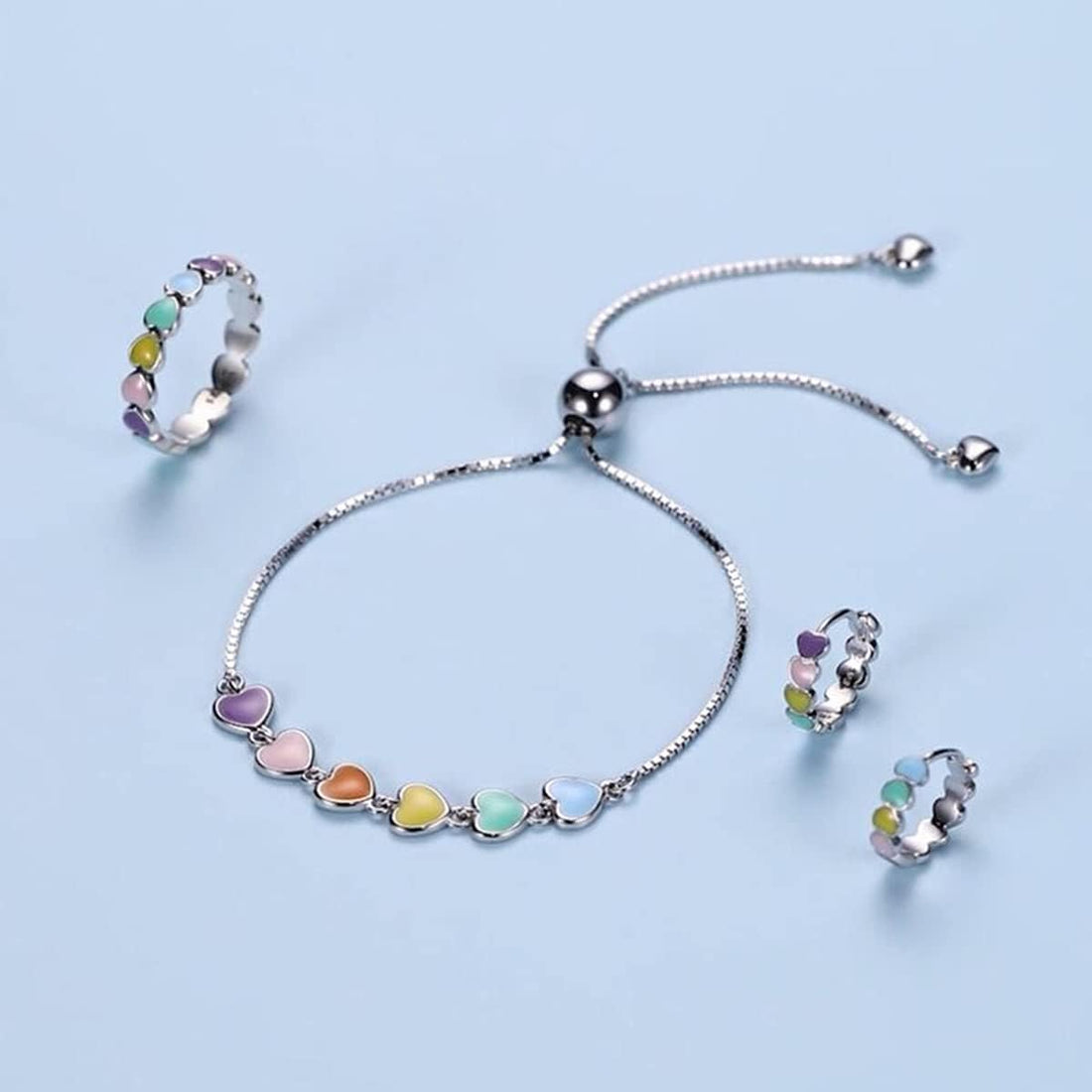 Sterling Silver Paw Print Bracelet | Adjustable Fit