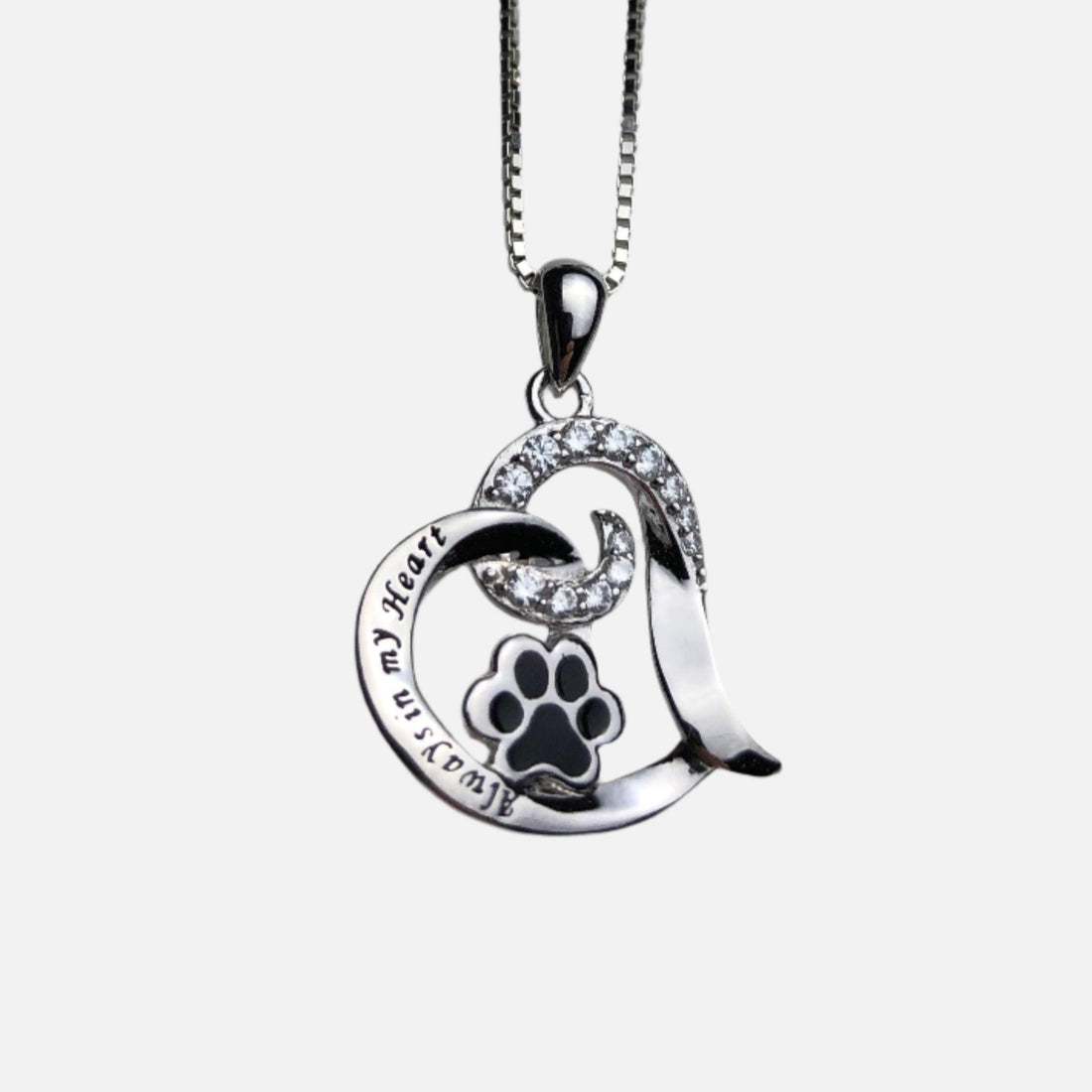Elegant Dog Memorial Necklace | Stainless Steel
