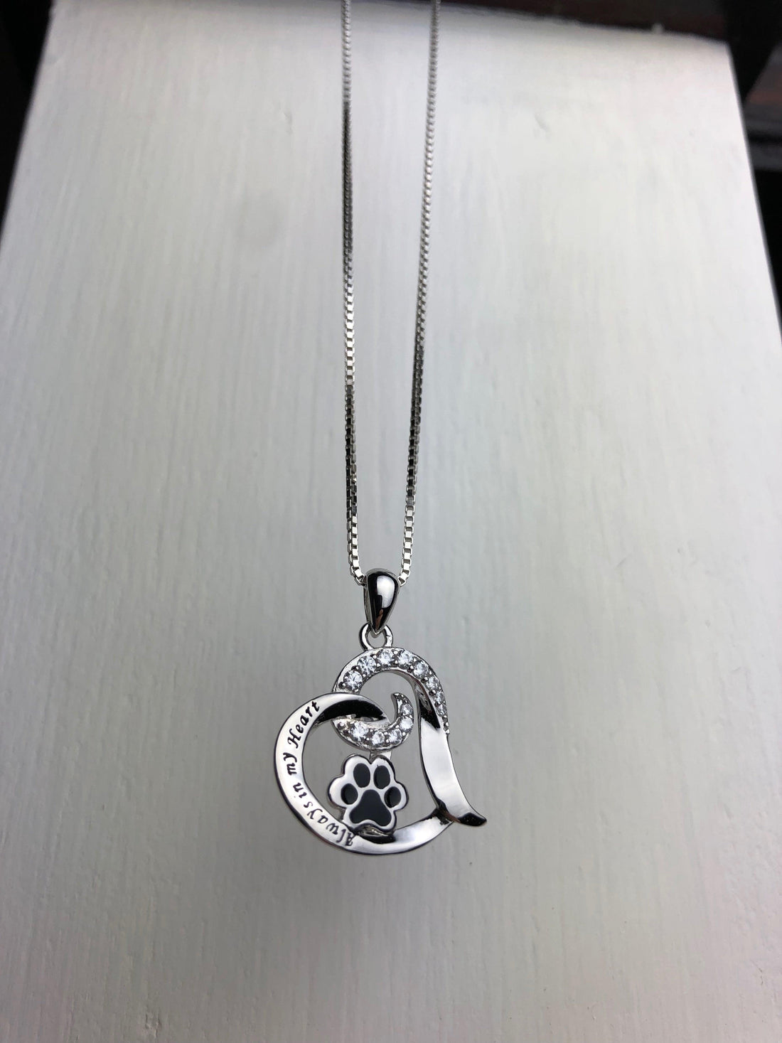 Elegant Dog Memorial Necklace | Stainless Steel