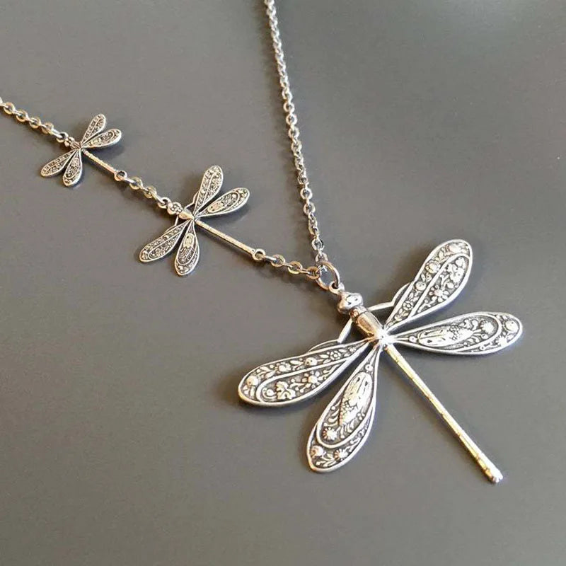 Vintage Dragonfly Necklace | Symbol of Change, Light & Freedom
