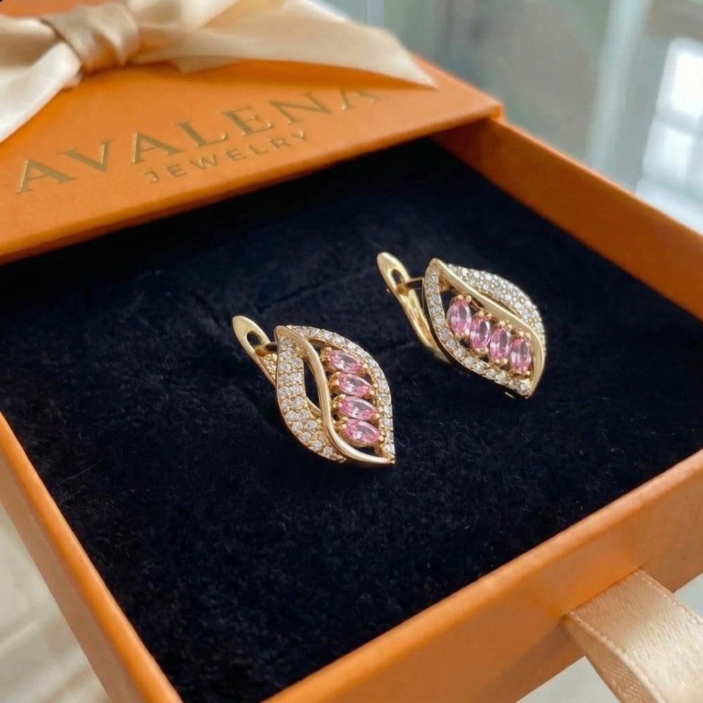 Isola Blushlune Earrings | Gold