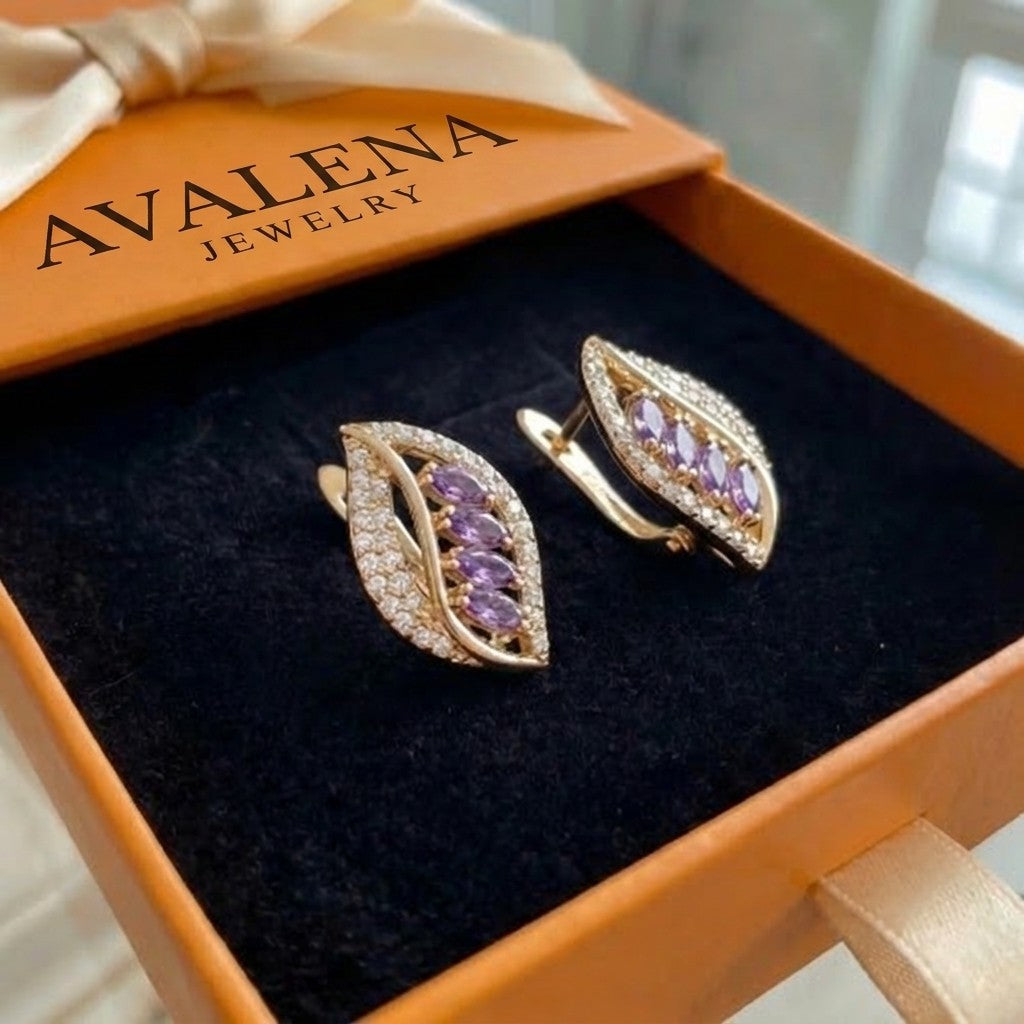 Isola Lilavere Earrings | Rose Gold