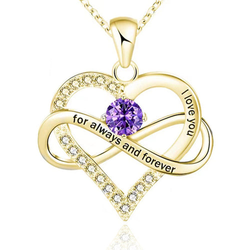 Always and Forever Birthstone Necklace