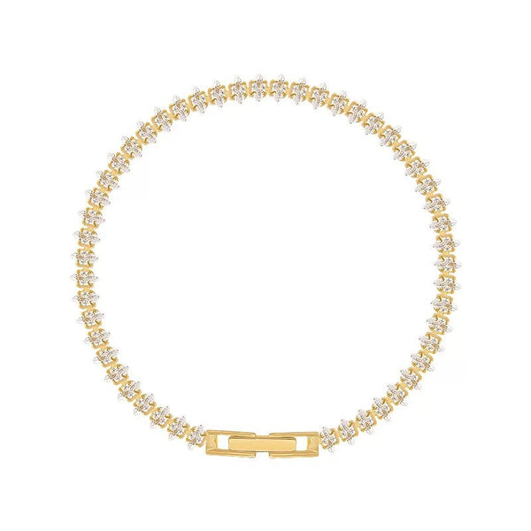 Vionelle Marquise Tennis Bracelet | Gold