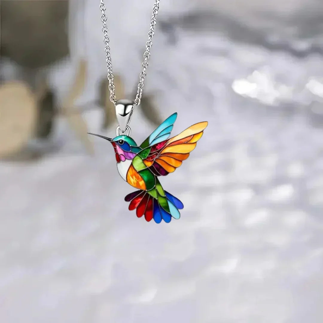Beautiful Hummingbird Necklace with Bonus Earrings | Limited Time Offer