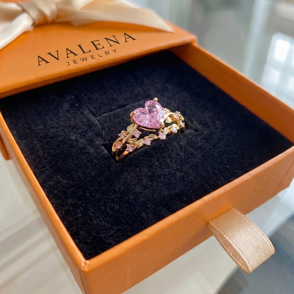 Petalheart Garden Ring Set | Gold