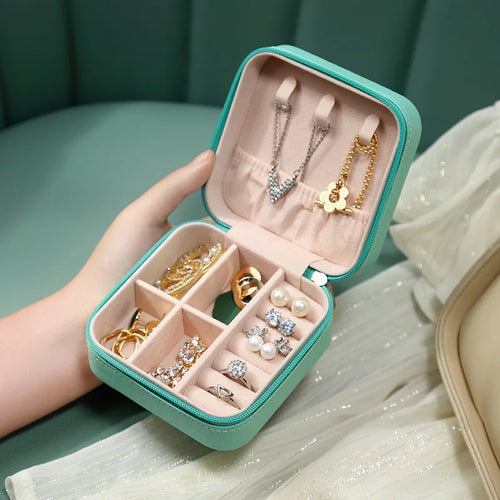 Elegant Travel Jewelry Box Organizer