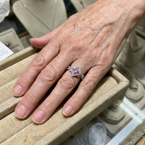 Couture Pave Square Ring