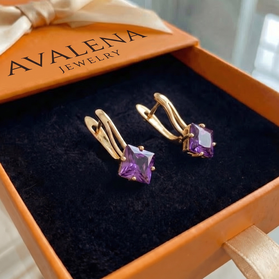 Zephira Crownlight Earrings | Rose Gold
