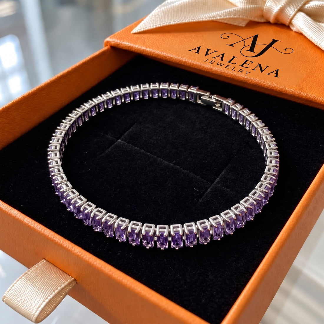 Amethyst Vertéa Tennis Bracelet
