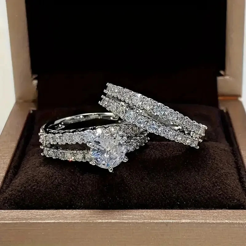 Eternal Radiance Ring Set | Gold