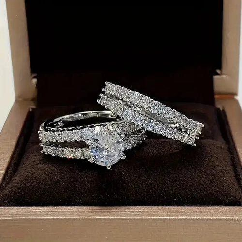 Eternal Radiance Ring Set | Gold