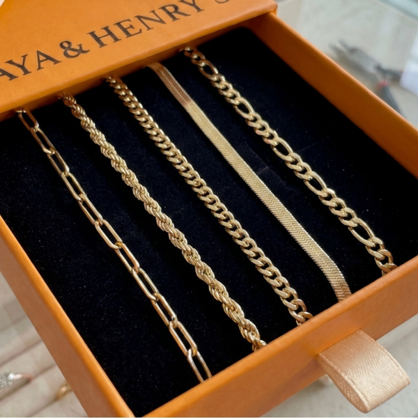 Ellis Renner Bracelet Set | Gold