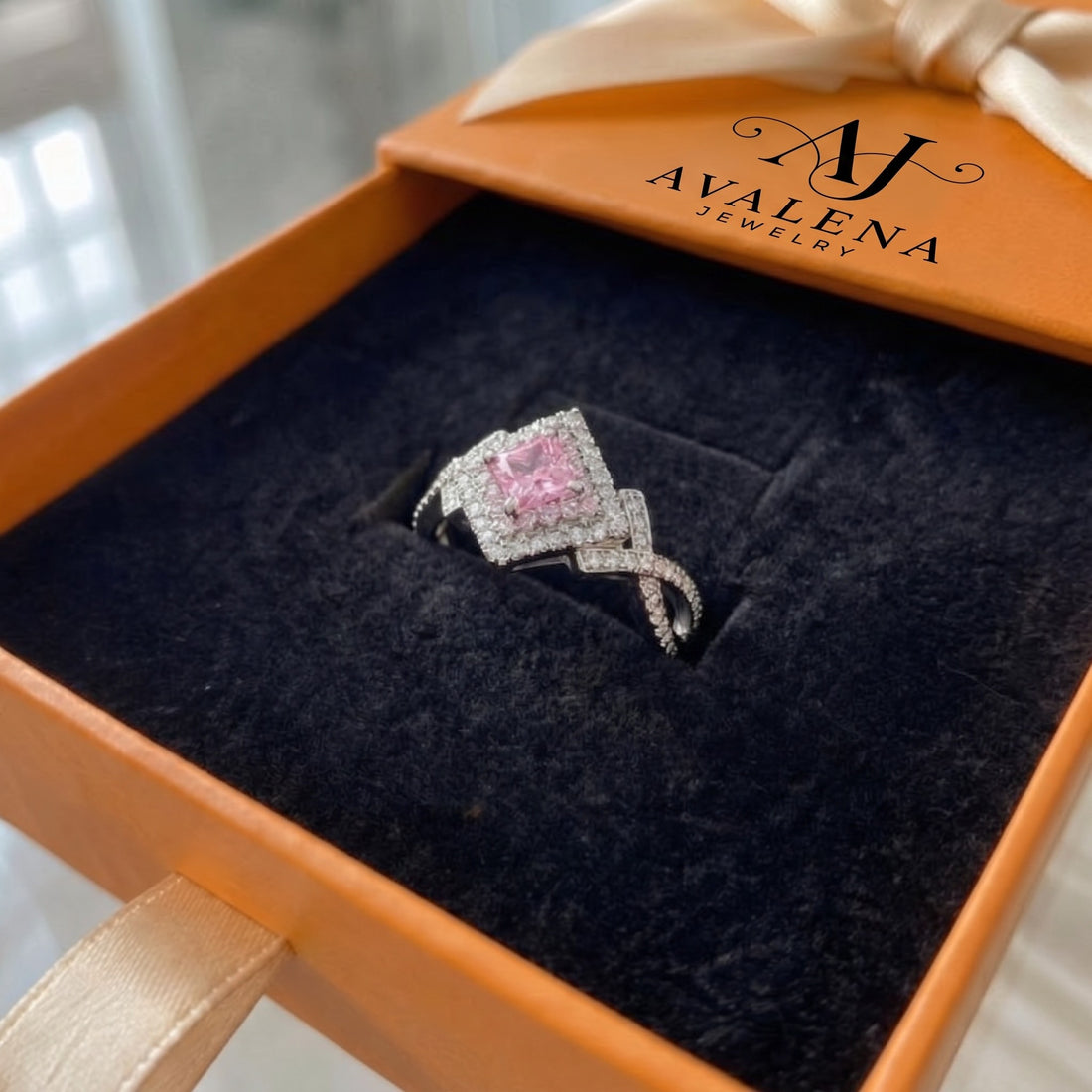 Couture Pave Square Ring