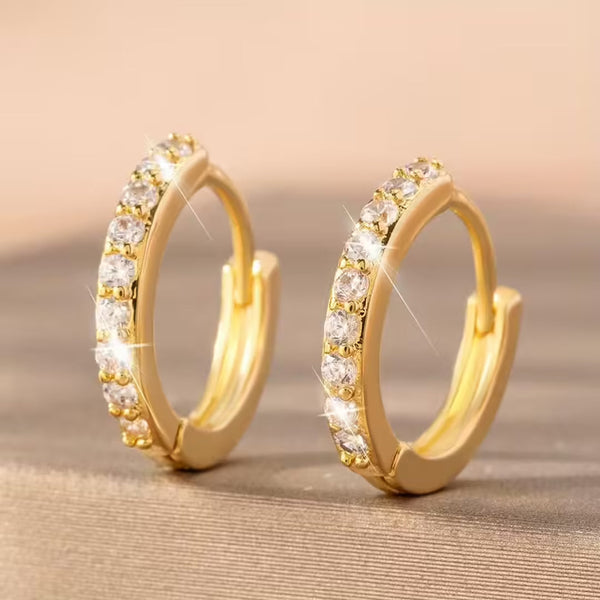 Timeless Golden Mini Hoop Earrings