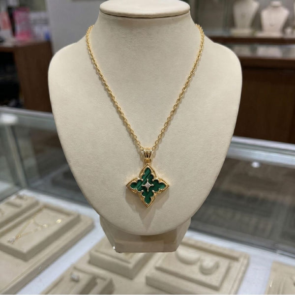 Emerald Pendant Necklace