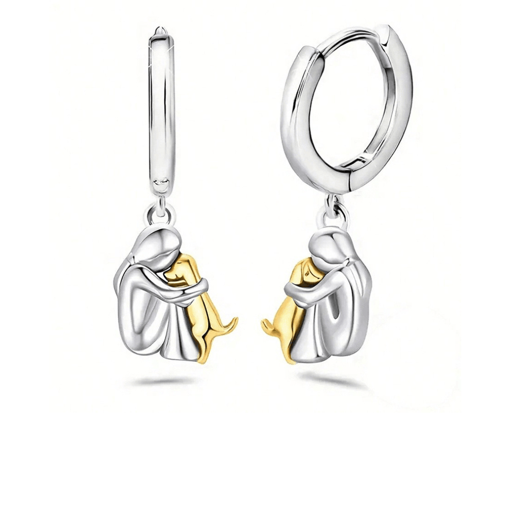 Hug Pendant Necklace with Bonus Earrings | Limited Time Offer
