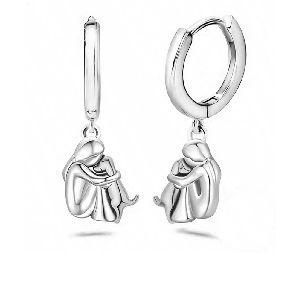 Hug Pendant Necklace with Bonus Earrings | Limited Time Offer