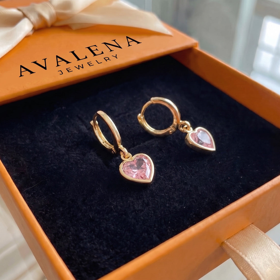 Cupid Charm Drop Earrings | Gold