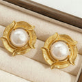 Whirlpool Pearl Earrings