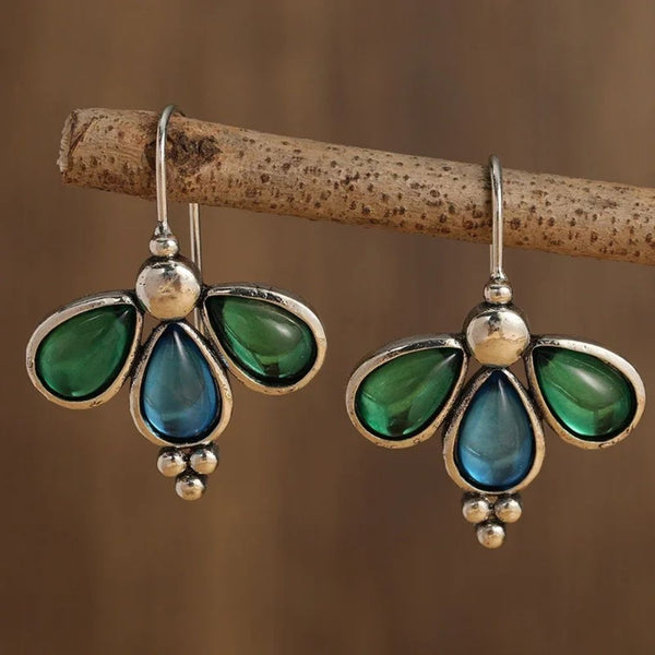 Charming Stone Waterdrop Earrings