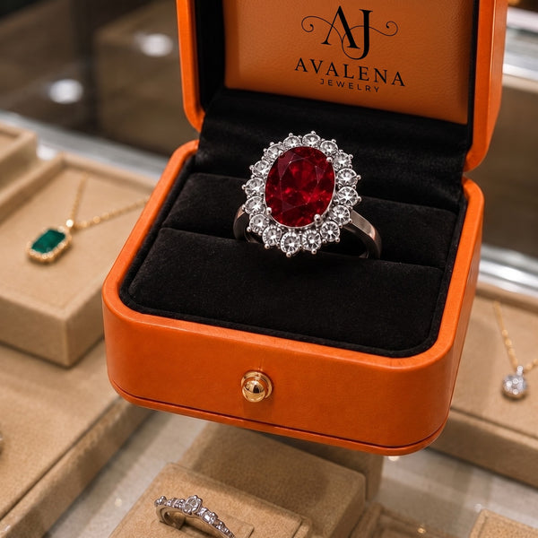 Scarlet Crown Ruby Ring